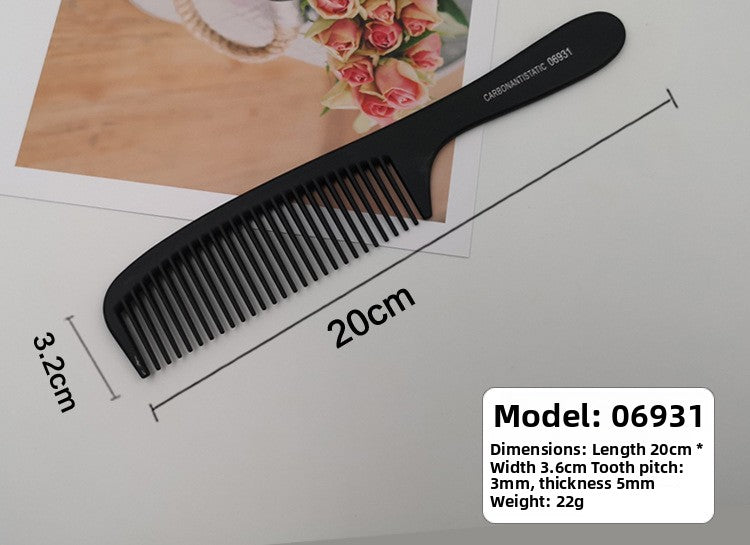 Plastic hair comb