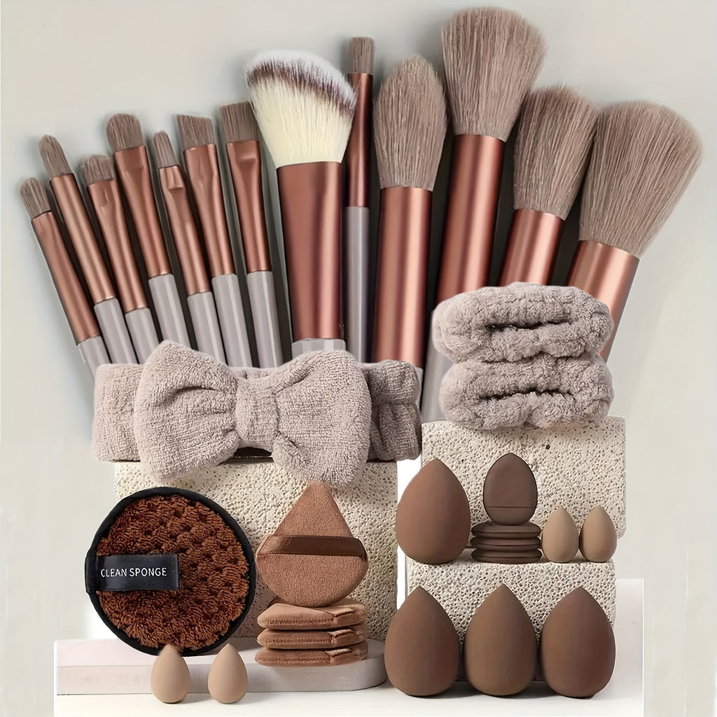 Makeup Brush Set with Bag