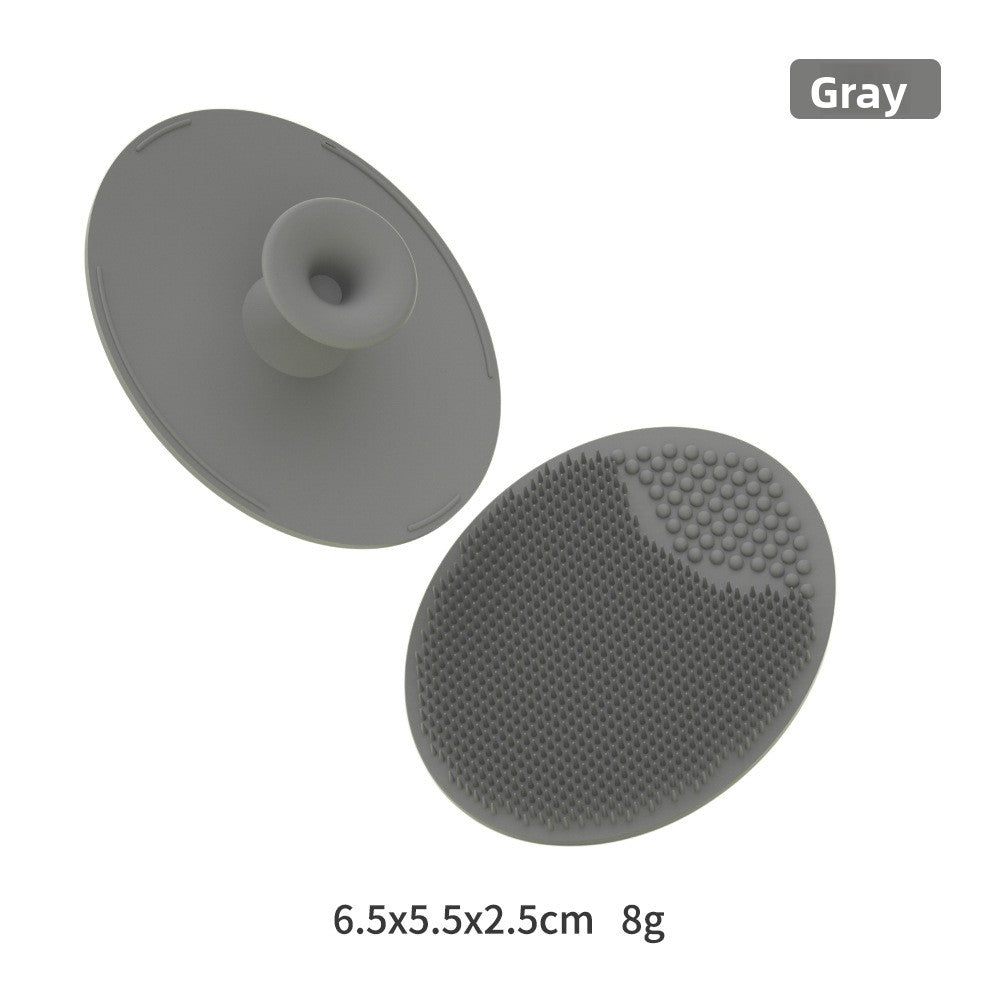 Silicone facial cleansing brush