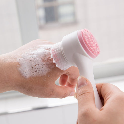 Double-sided Face Washing Brush