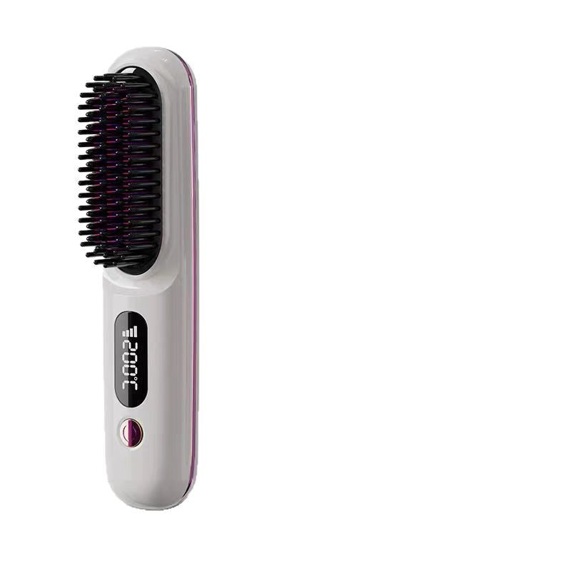 Wireless 2-in-1 Straightening & Curling Comb