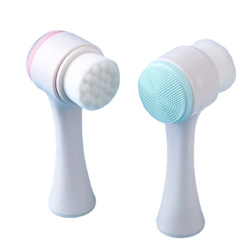Double-sided Face Washing Brush