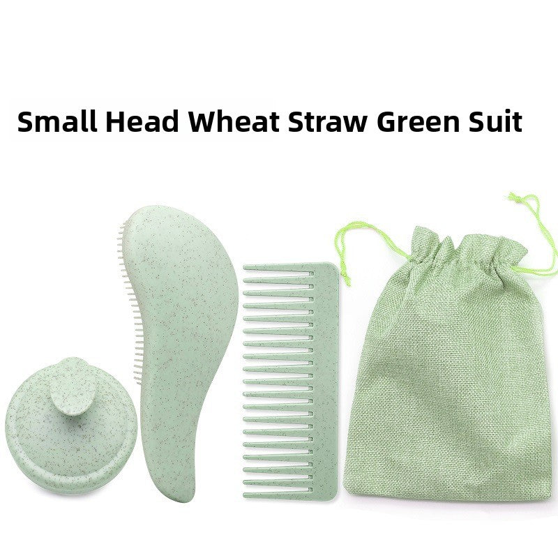 Wheat Straw Hair Care Three-Piece Set