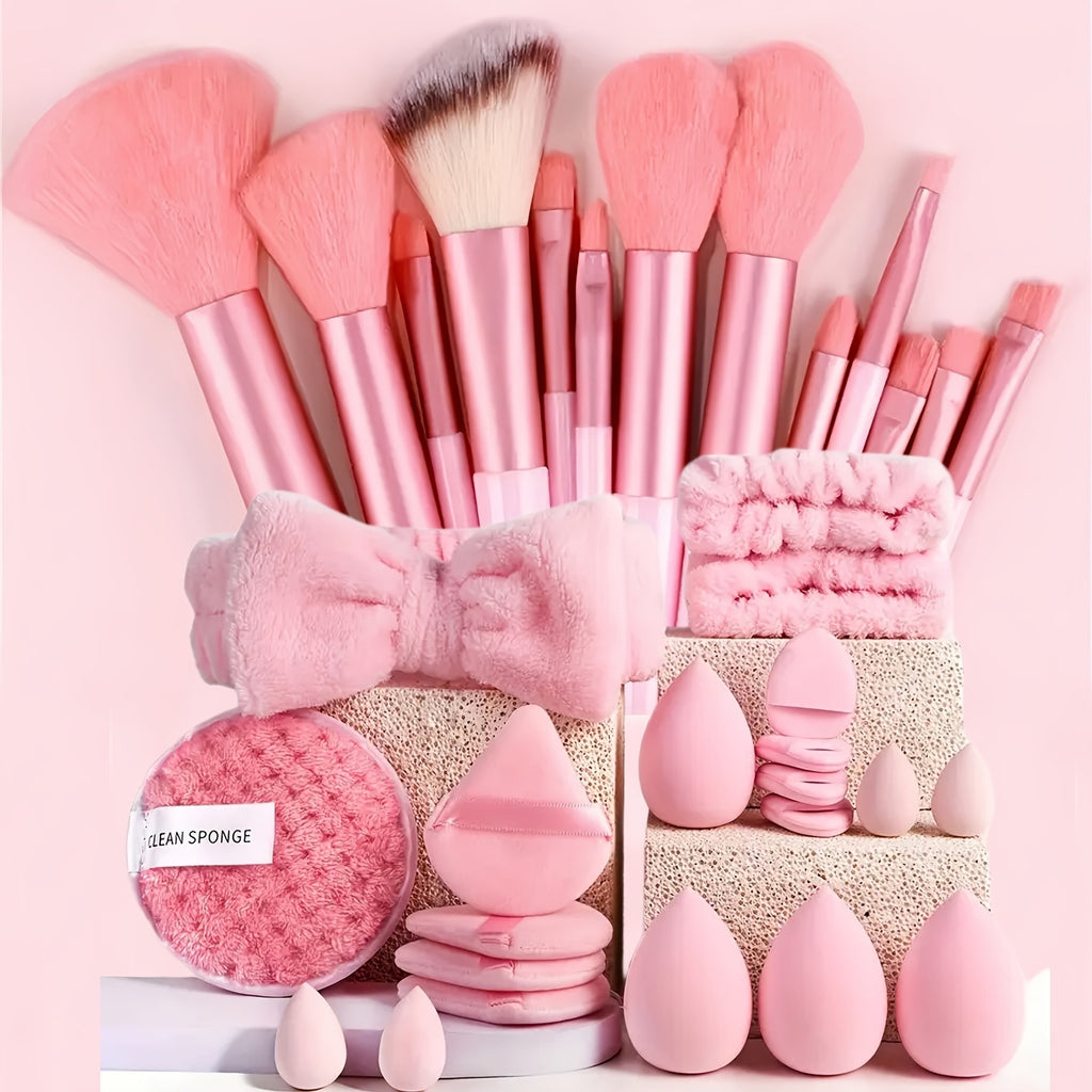 Makeup Brush Set with Bag