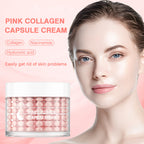 Collagen protein capsule facial cream