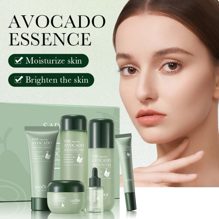 Sadoer Avocado Moisturising 6-Piece Skincare Set