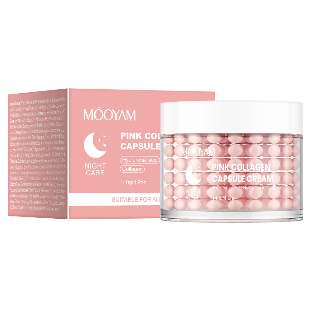Collagen protein capsule facial cream