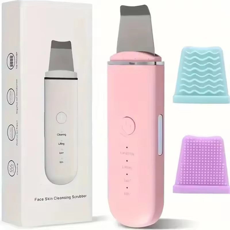Ultrasonic Skin Scrubber Cleansing Massage Device