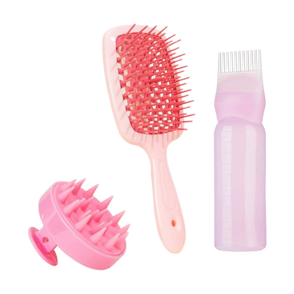 Hair Styling Spray Bottle and Massage Brush Set