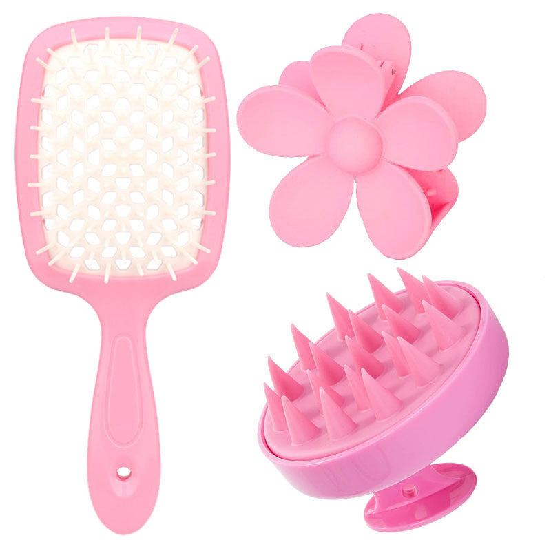 Hair Styling Spray Bottle and Massage Brush Set