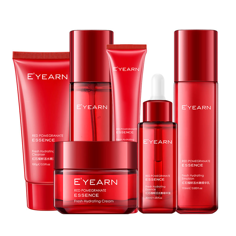Red Pomegranate 6-Piece Skincare Set