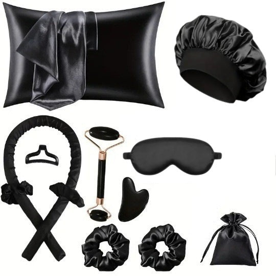Heatless Foam Hair Rollers Set with Accessories