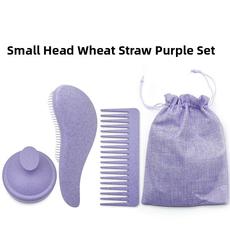 Wheat Straw Hair Care Three-Piece Set