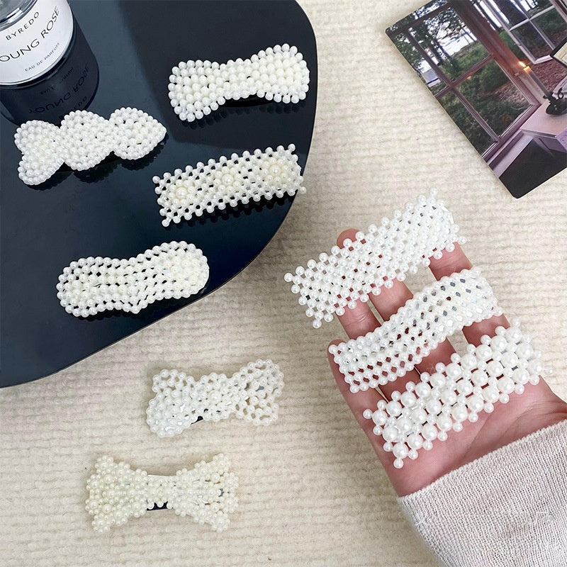 Pearl Hair Clips