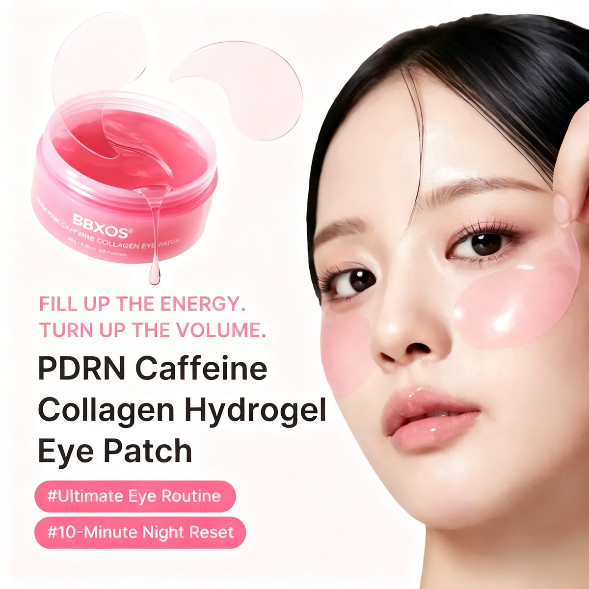 Nighttime eye mask for care