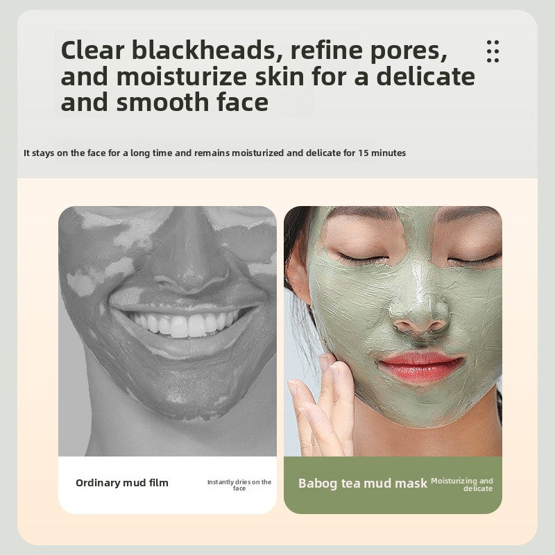 Green Tea Mud Cleansing Face Mask