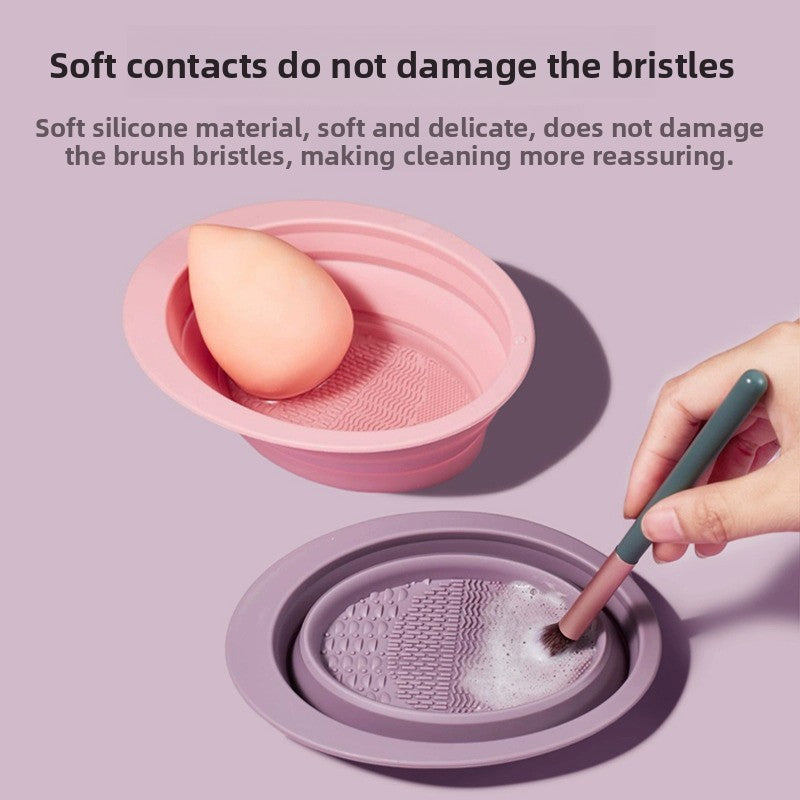 Silicone Makeup Brush Cleaning Bowl