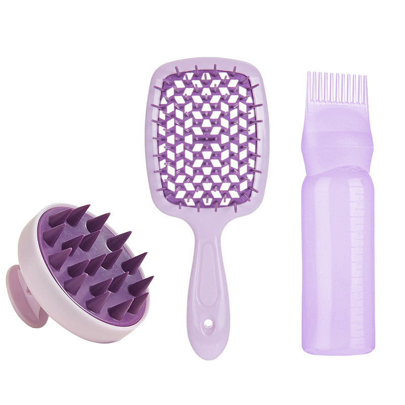 Hair Styling Spray Bottle and Massage Brush Set