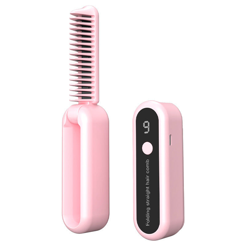Wireless Ceramic Hair Straightener Comb