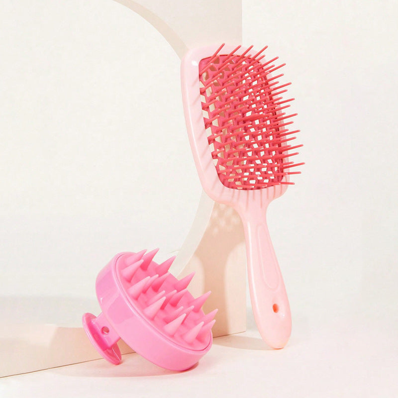 Hair Styling Spray Bottle and Massage Brush Set