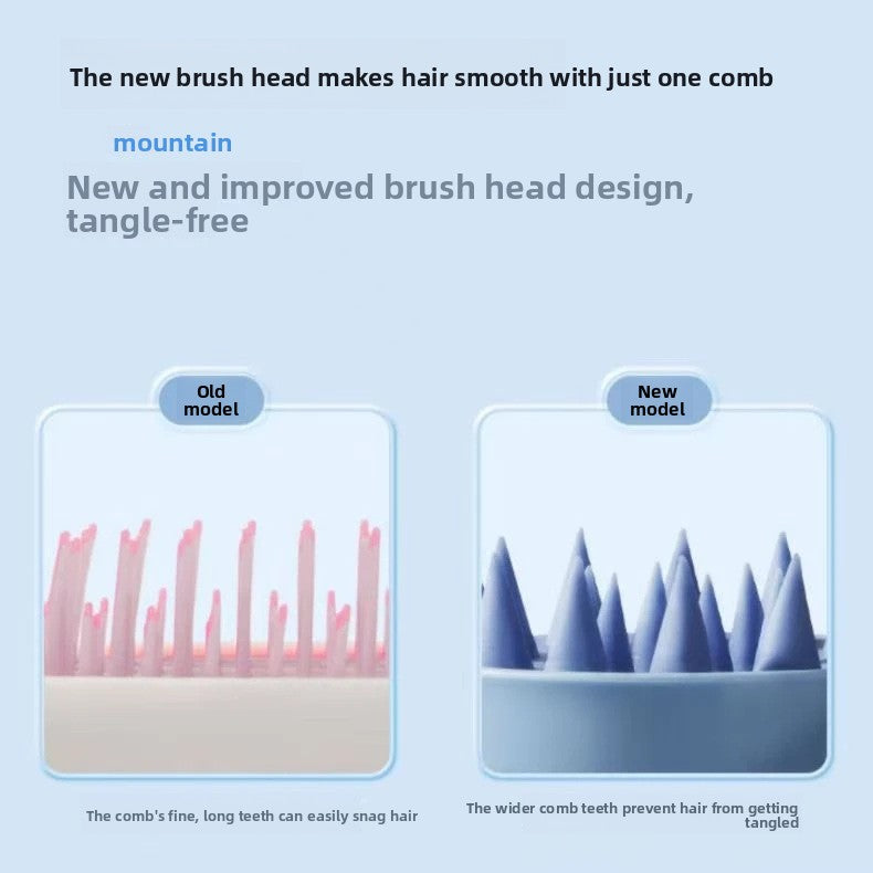 Silicone Hair Massage Shampoo Brush