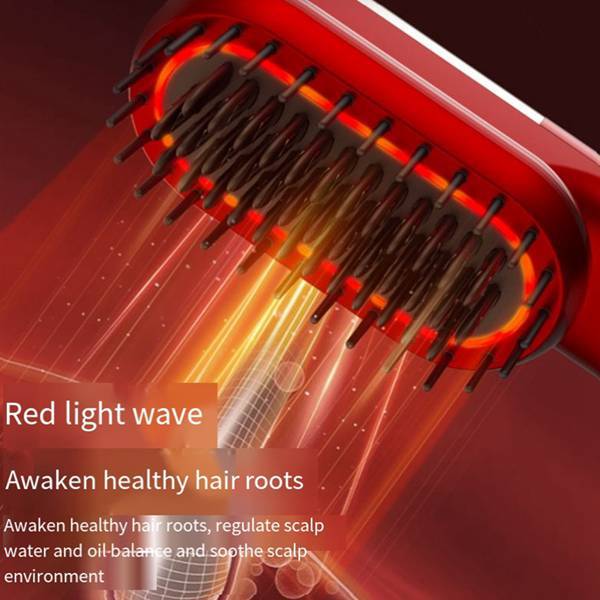 Electric Head Massager Comb with Red Light