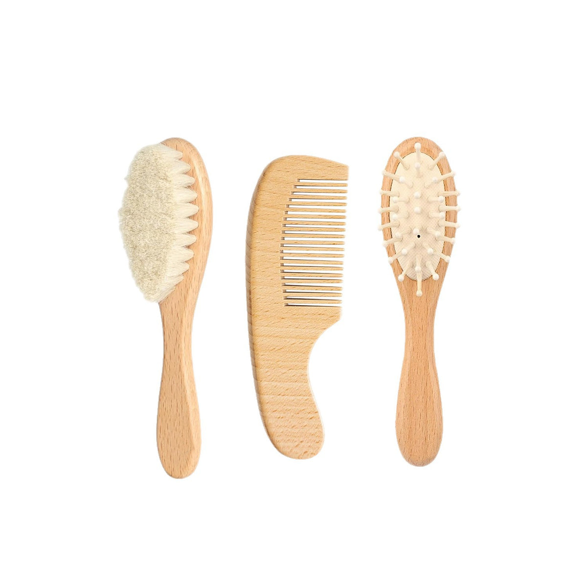 Wooden Hair Care Comb Set