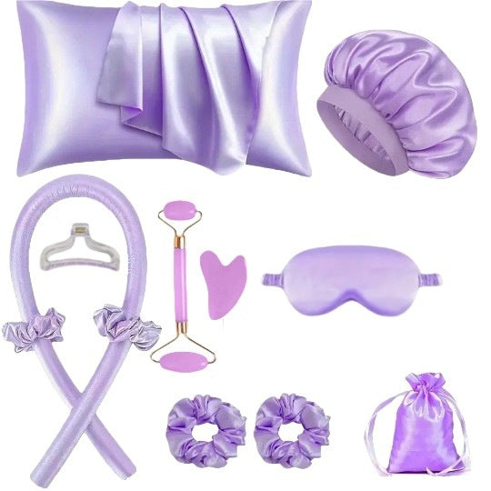 Heatless Foam Hair Rollers Set with Accessories