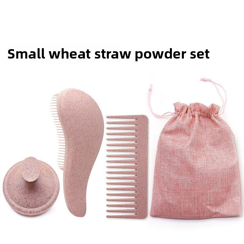 Wheat Straw Hair Care Three-Piece Set