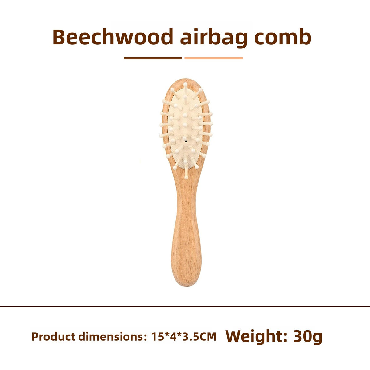 Wooden Hair Care Comb Set