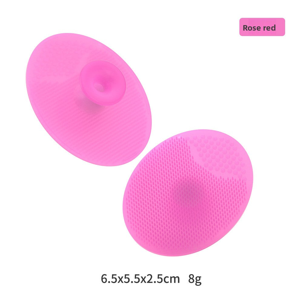 Silicone facial cleansing brush