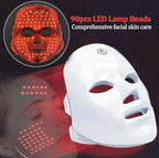 Wireless LED Photon Facial Mask Device