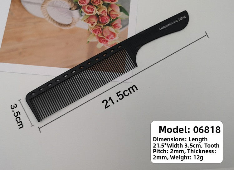 Plastic hair comb