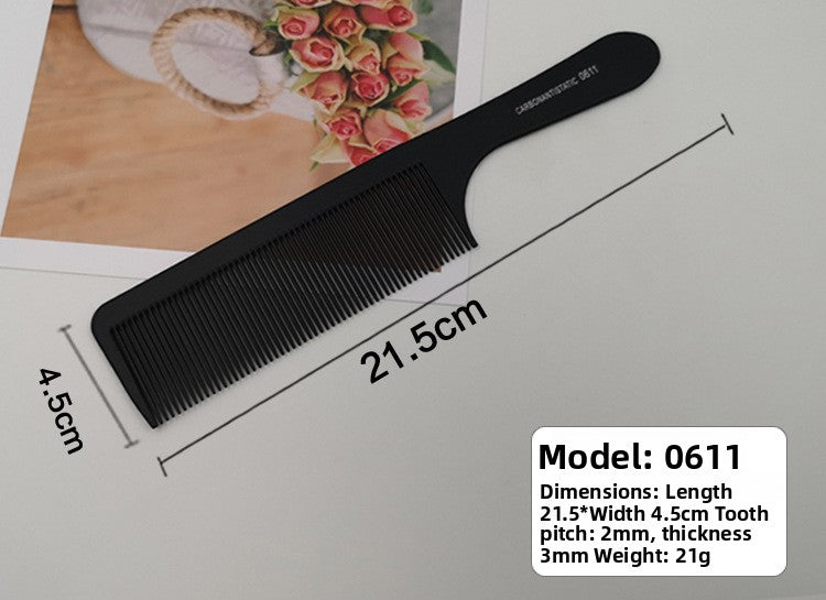 Plastic hair comb