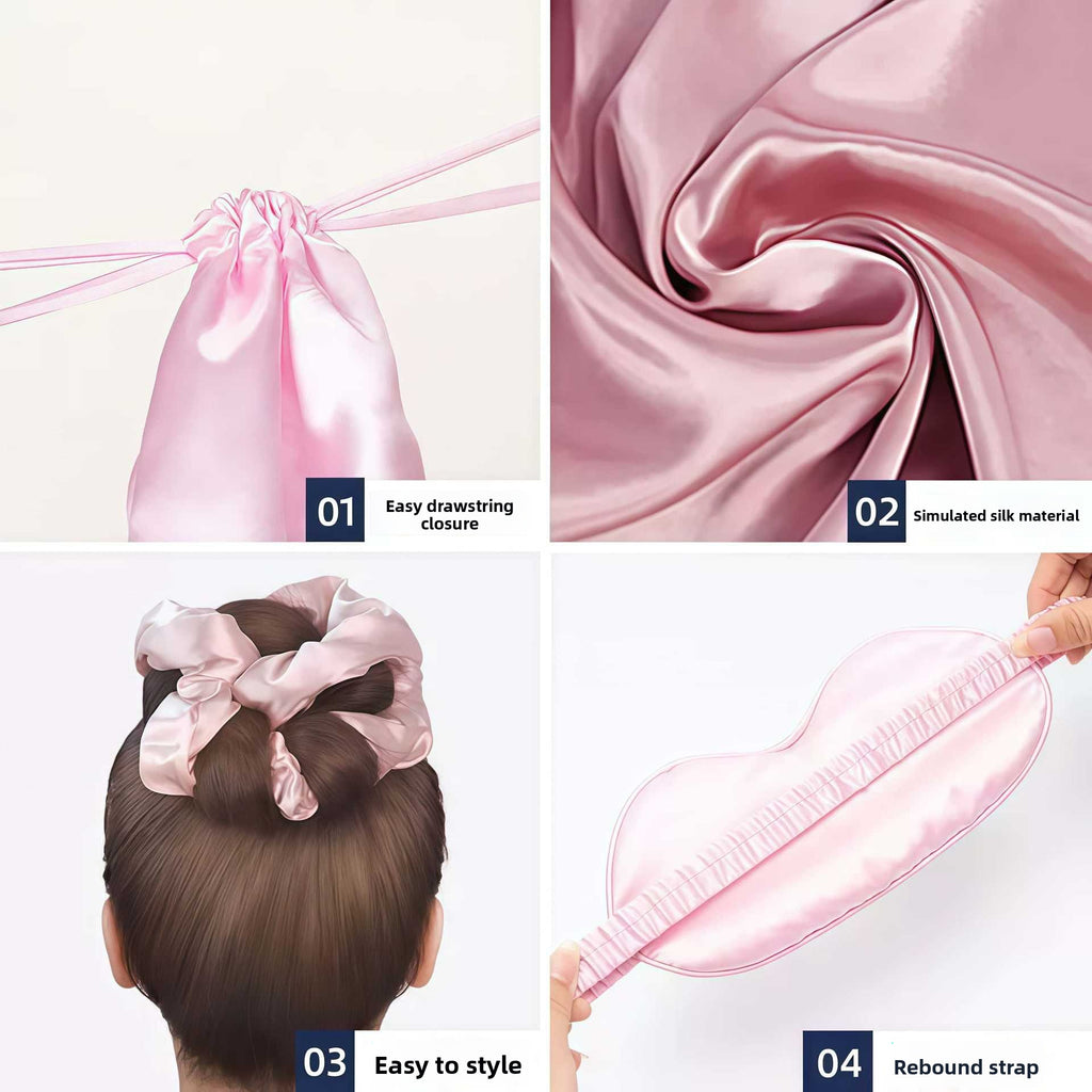 Heatless Foam Hair Rollers Set with Accessories