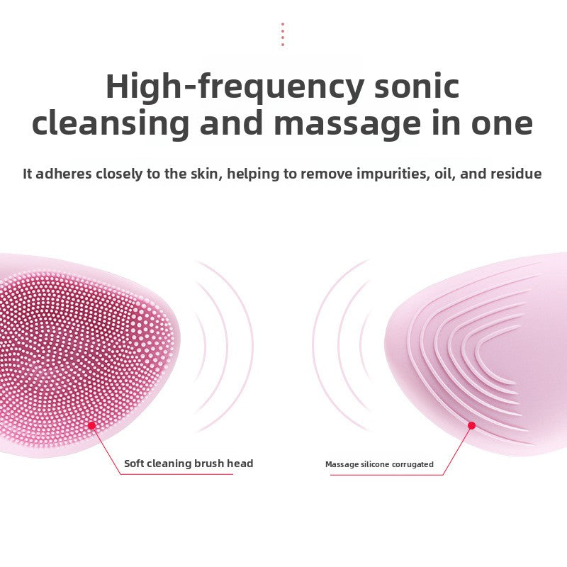 Ultrasonic Silicone Facial Cleansing Device